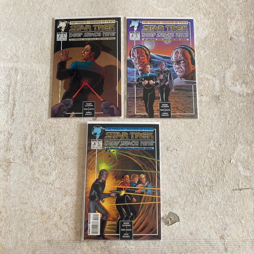 Three Star Trek Deep Space Nine The Marquis Soldier Of Peace Set New